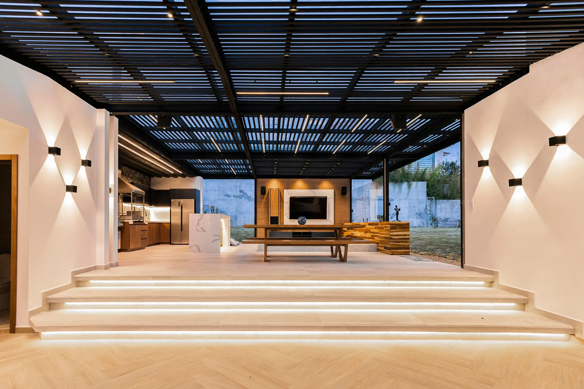 Living space illuminated by soft natural light illustrating warm neutral colour palettes
